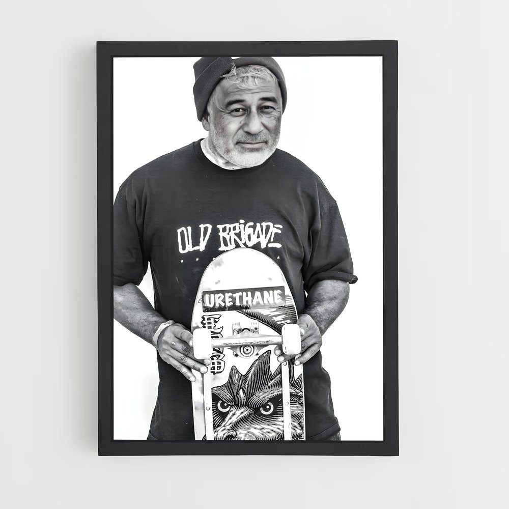 Poster Steve de caballero – affiche Skateboard (vue 2)